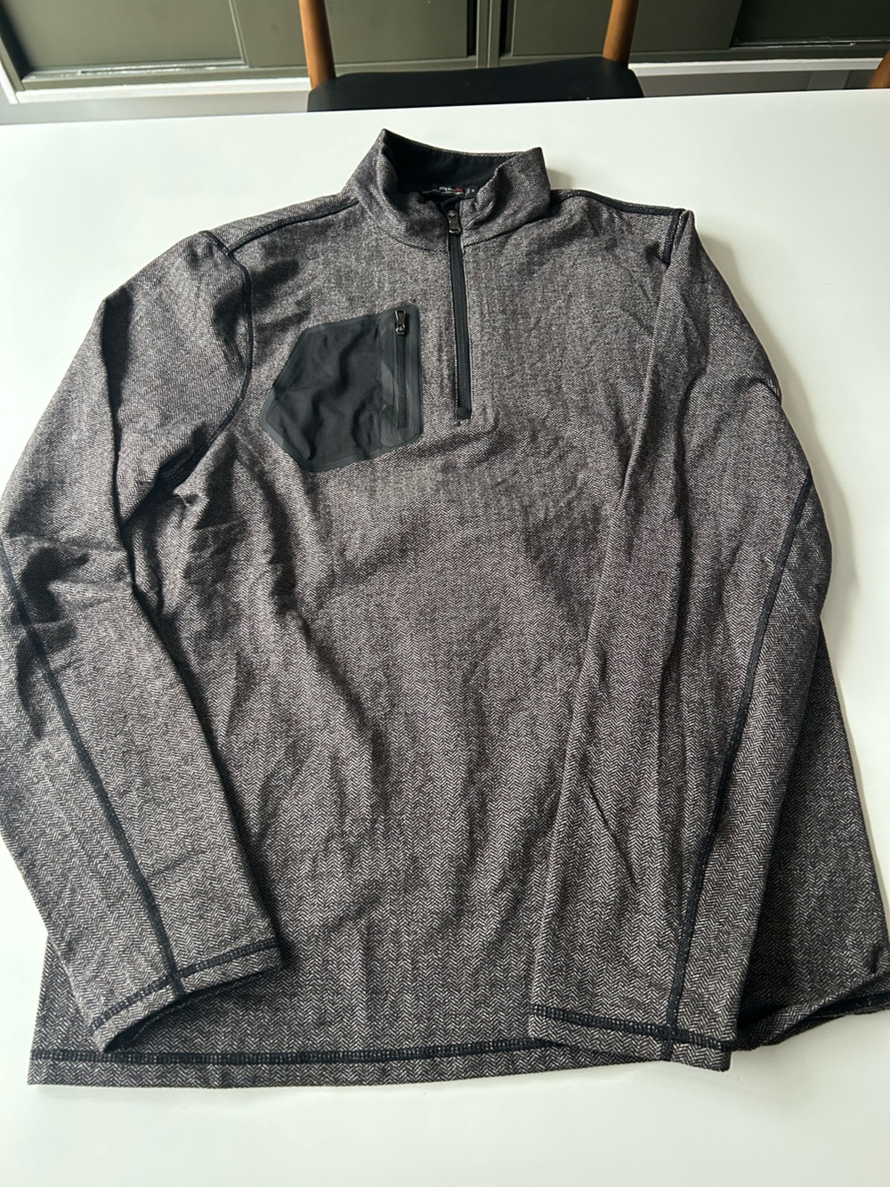 Ralph Lauren RLX Herringbone Jacket in Grey and Black